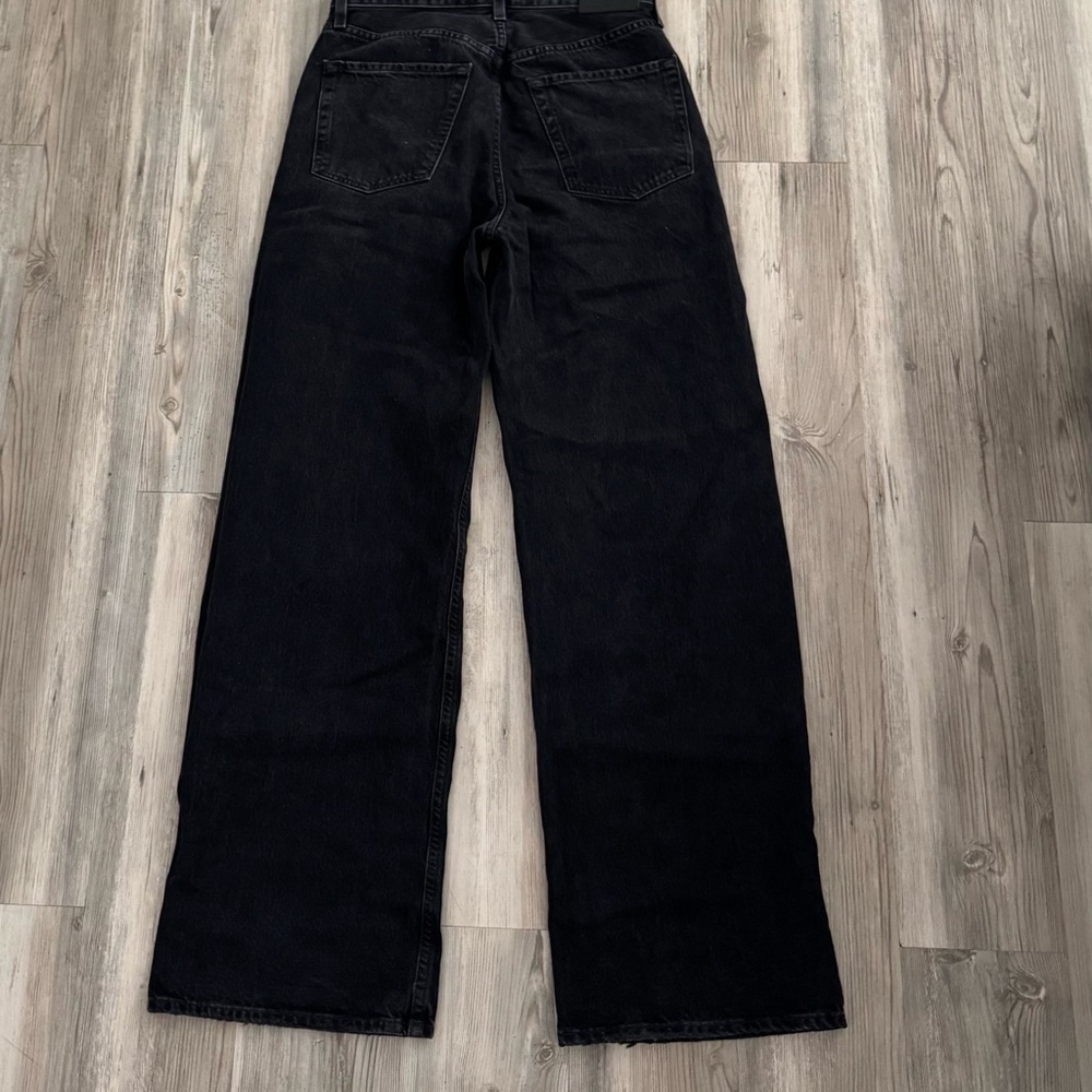 Citizens Of Humanity Black Wide Leg Jeans - Picture 3 of 16